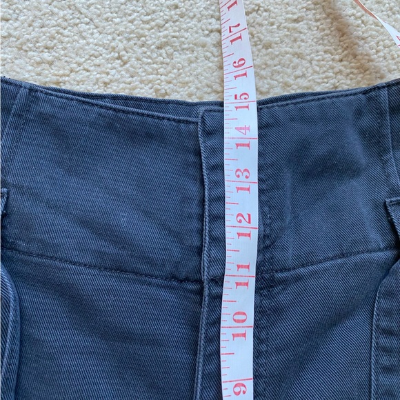 Current Elliot The Corset Paperbag High Rise Cropped Leg Denim Jean Edgebrook 27 - Picture 8 of 12